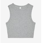 WOMEN'S MICRO RIB MUSCLE CROP TANK