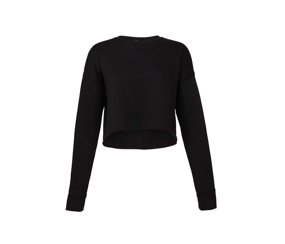 WOMEN'S CROPPED CREW FLEECE – Image 2