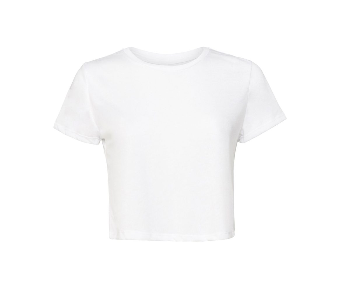 WOMEN'S FLOWY CROPPED TEE – Image 2