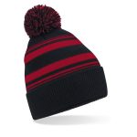 STRIPED FAN BEANIE