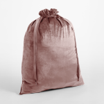 VELVET GIFTBAG WITH RIBBON DRAWSTRING