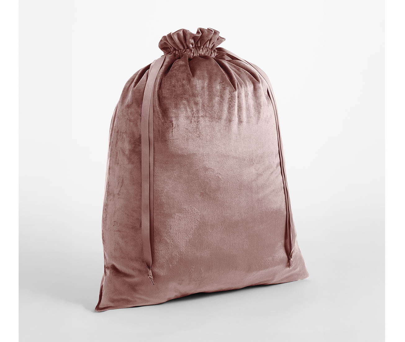 BG718_5U_front VELVET GIFTBAG WITH RIBBON DRAWSTRING – Image 1