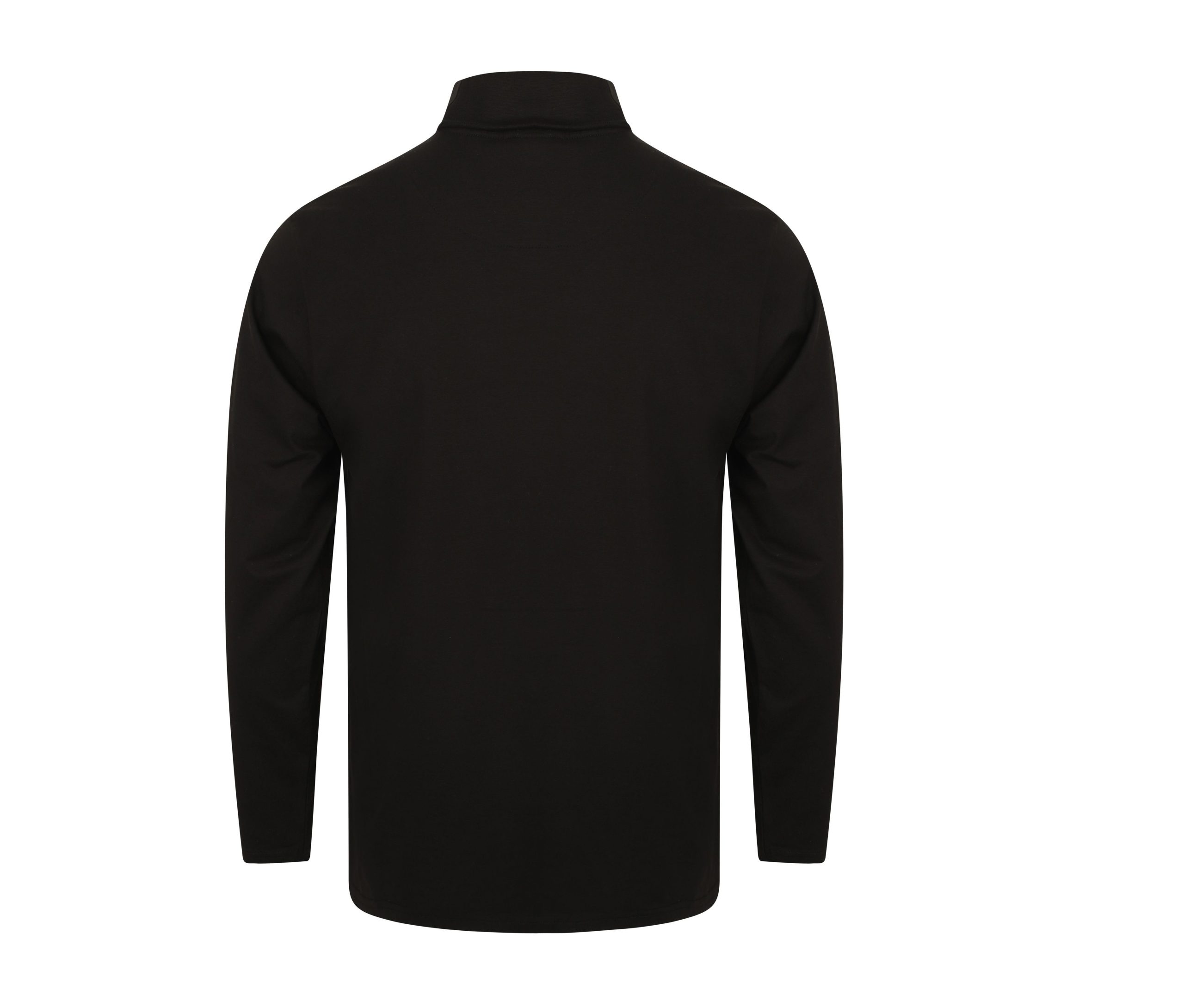 HY020_15_back LONG SLEEVED ROLL NECK TOP – Image 1