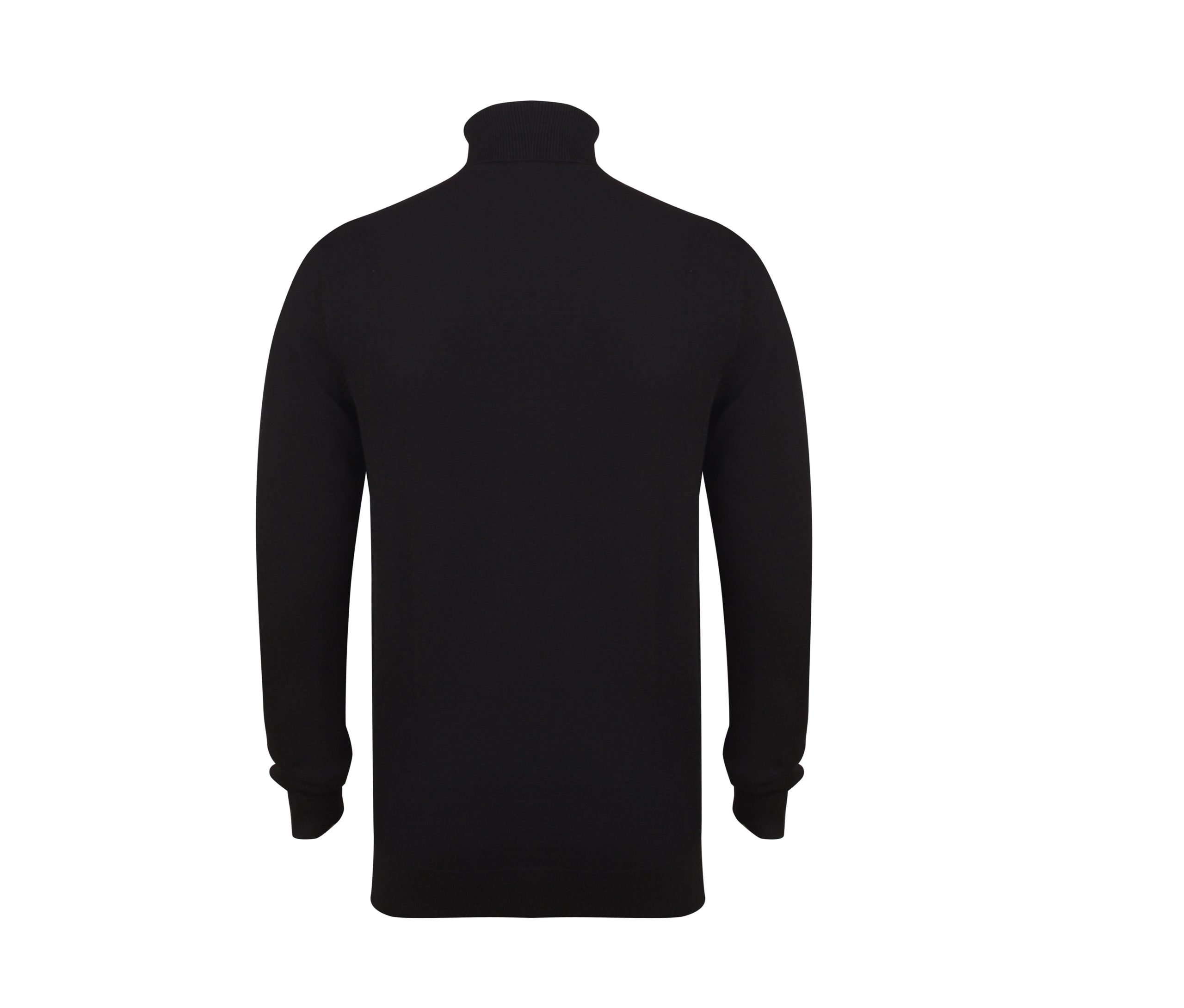 HY727_15_back MEN'S ROLL NECK JUMPER – Image 1