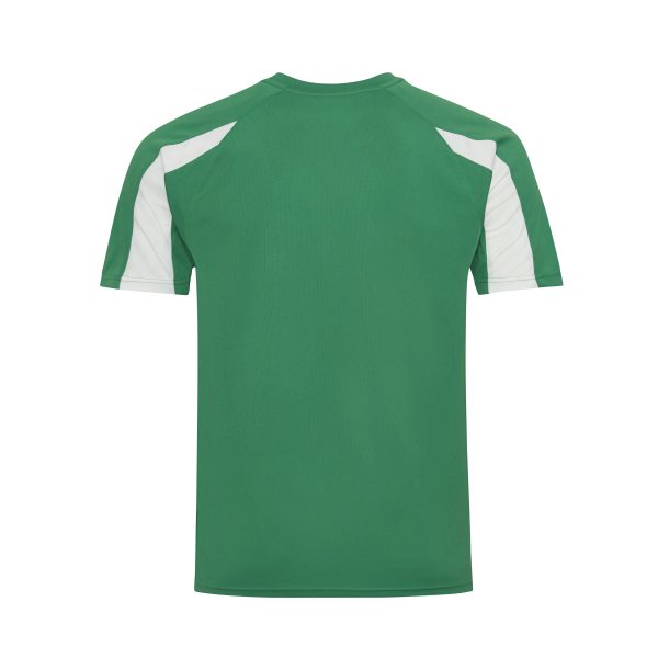 Kelly green arctic white