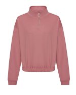 WOMEN'S CROPPED 1/4 ZIP SWEAT – Image 2