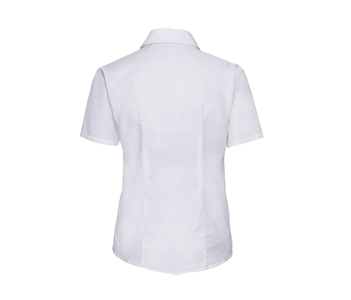 LADIES' SHORT SLEEVE TAILORED OXFORD SHIRT – Image 2