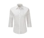 LADIES' 3/4 SLEEVE FITTED STRETCH SHIRT – Image 3