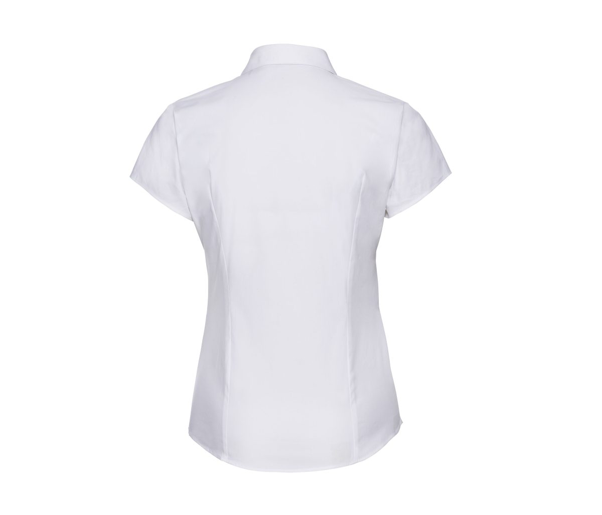 LADIES' SHORT SLEEVE FITTED STRETCH SHIRT – Image 2