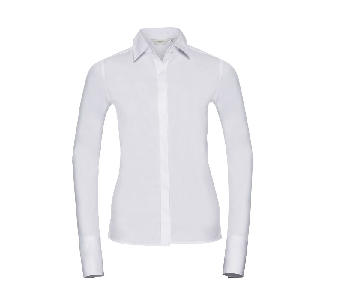 LADIES' LONG SLEEVE FITTED ULTIMATE STRETCH SHIRT – Image 3