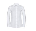 LADIES' LONG SLEEVE TAILORED HERRINGBONE SHIRT – Image 3