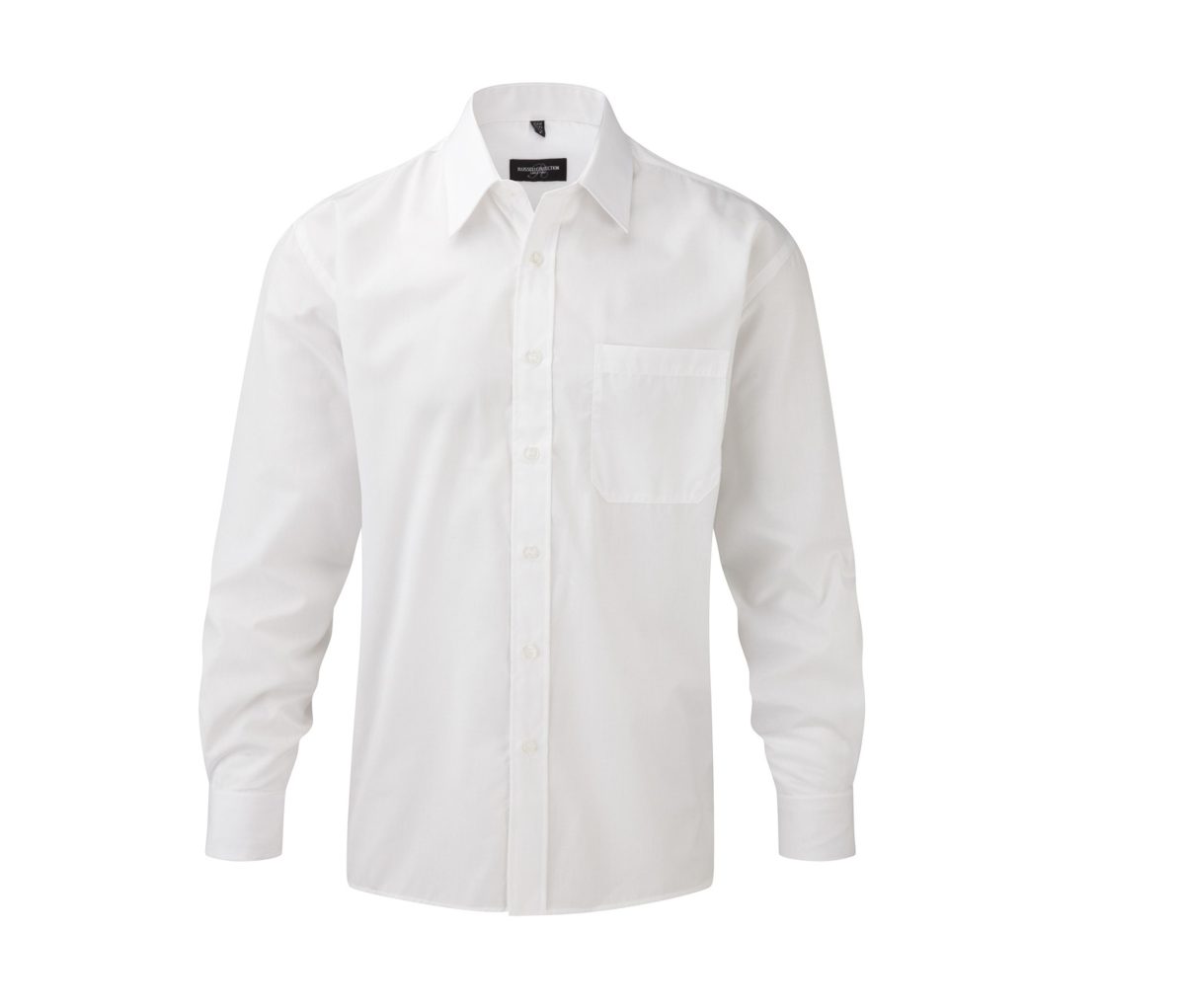 MEN'S LONG SLEEVE CLASSIC POLYCOTTON POPLIN SHIRT – Image 3