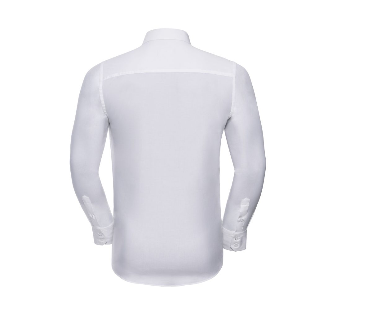 MEN'S LONG SLEEVE FITTED STRETCH SHIRT – Image 2