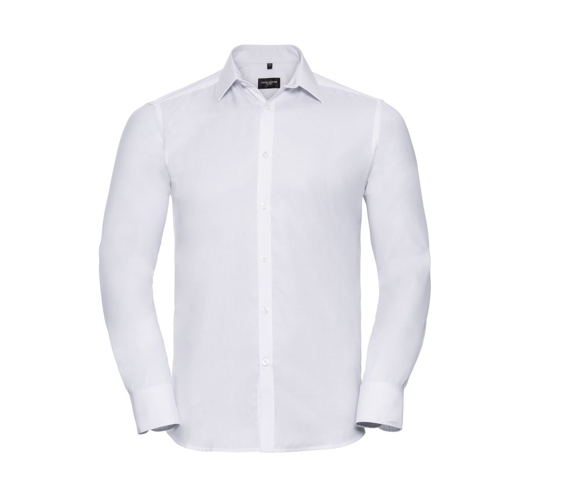 MEN'S LONG SLEEVE TAILORED HERRINGBONE SHIRT – Image 3
