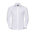 MEN'S LONG SLEEVE TAILORED HERRINGBONE SHIRT – Image 3