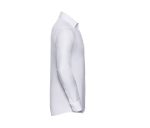 MEN'S LONG SLEEVE TAILORED HERRINGBONE SHIRT