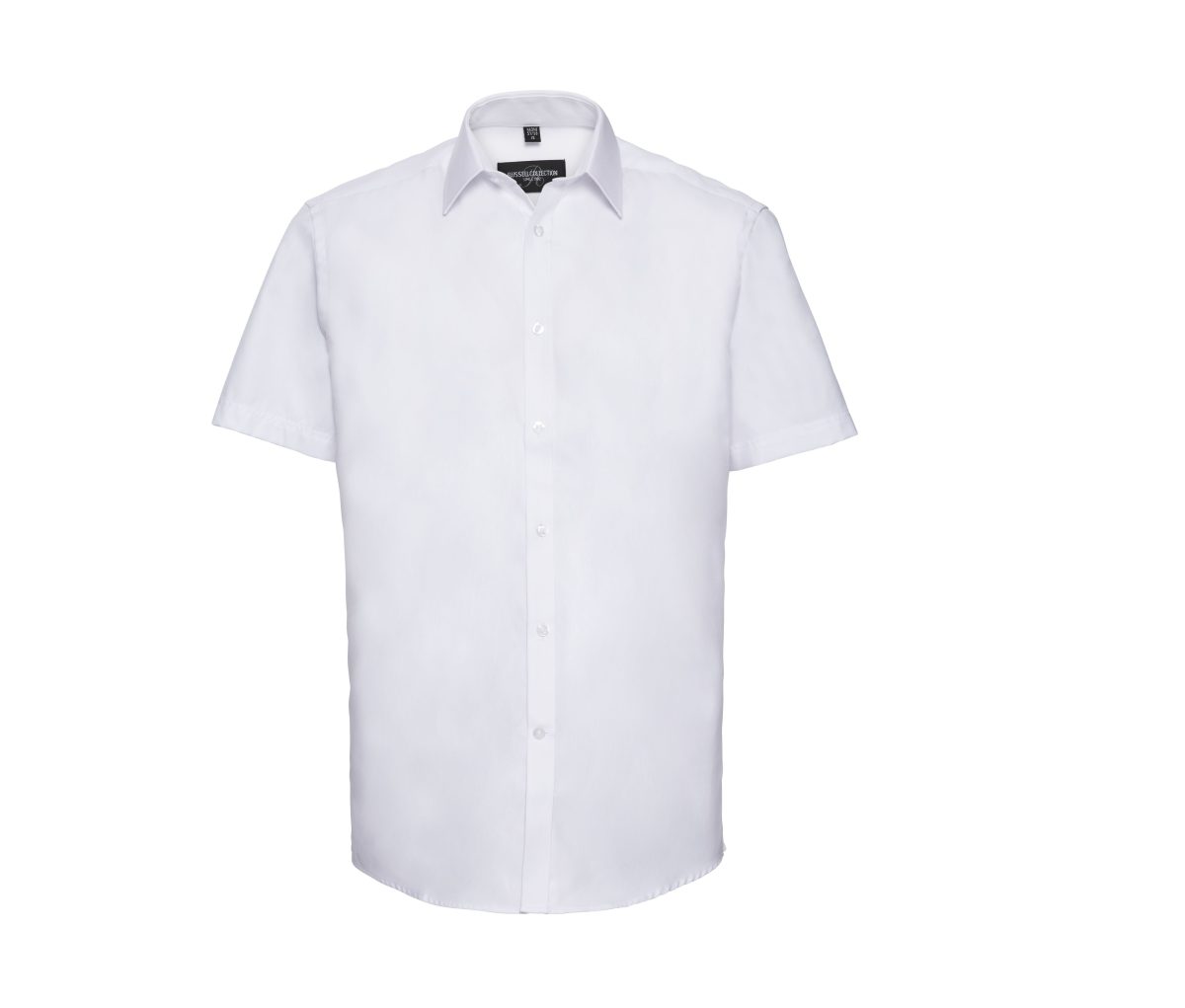 MEN'S SHORT SLEEVE TAILORED HERRINGBONE SHIRT – Image 3