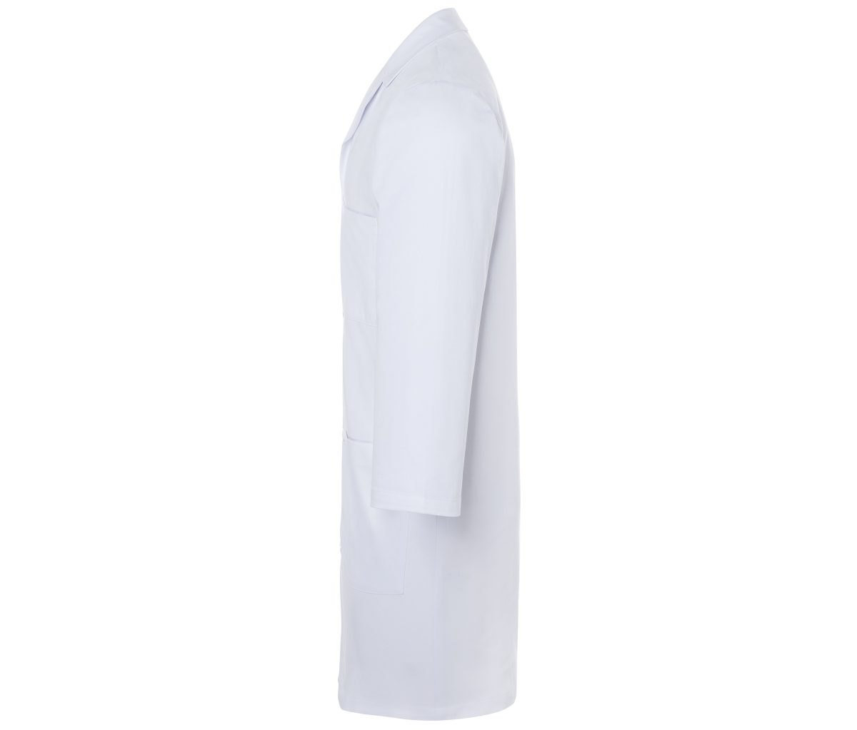 MEN'S MEDICAL AND LAB COAT BASIC WITH LAPEL COLLAR – Image 4