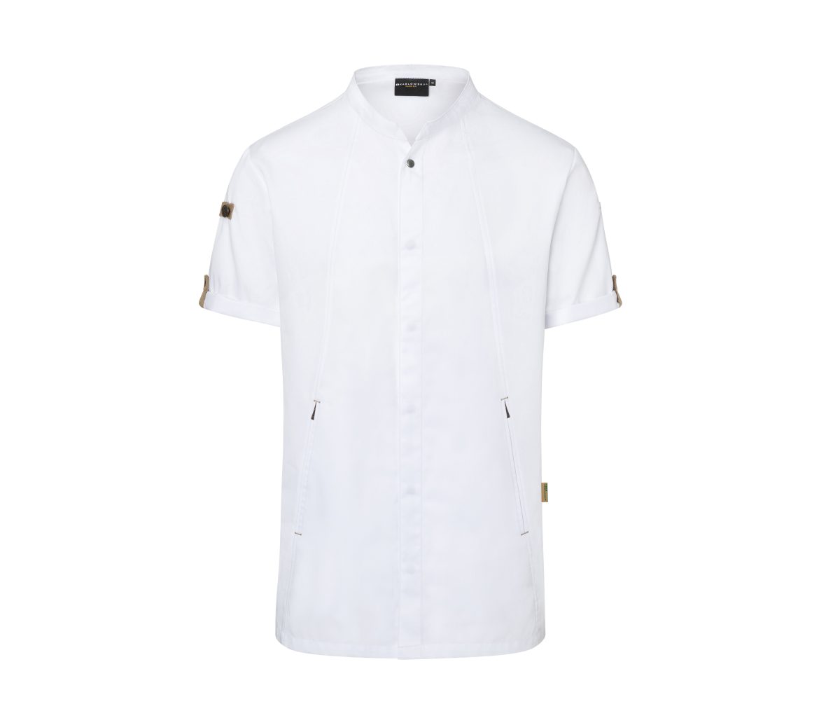SHORT SLEEVE CHEF JACKET GREEN-GENERATION – Image 3