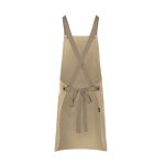 BIB APRON URBAN-LOOK WITH CROSS STRAPS AND POCKET