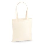 COTTON LARGE HANDLE SHOPPER