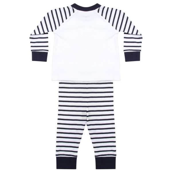 Navy stripe white