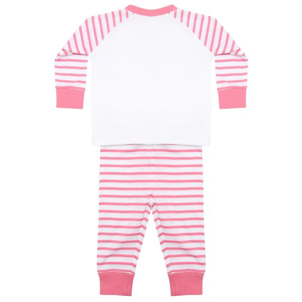 Pink stripe white