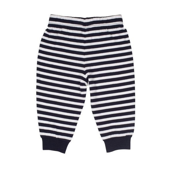 Navy white stripes