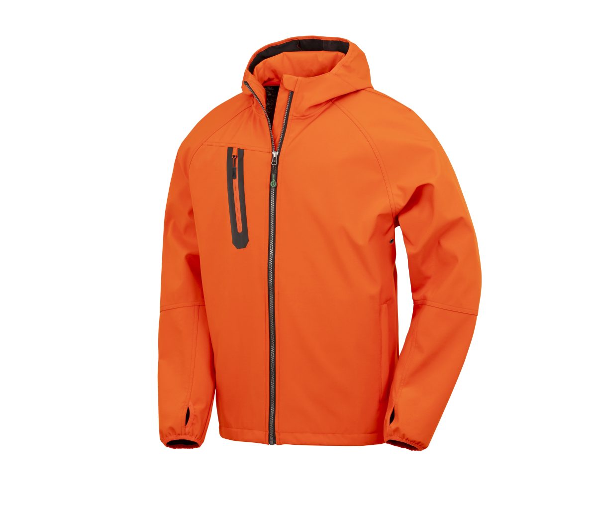 3-LAYER RECYCLED PRINTABLE CASUAL HOODED  SOFTSHELL – Image 2