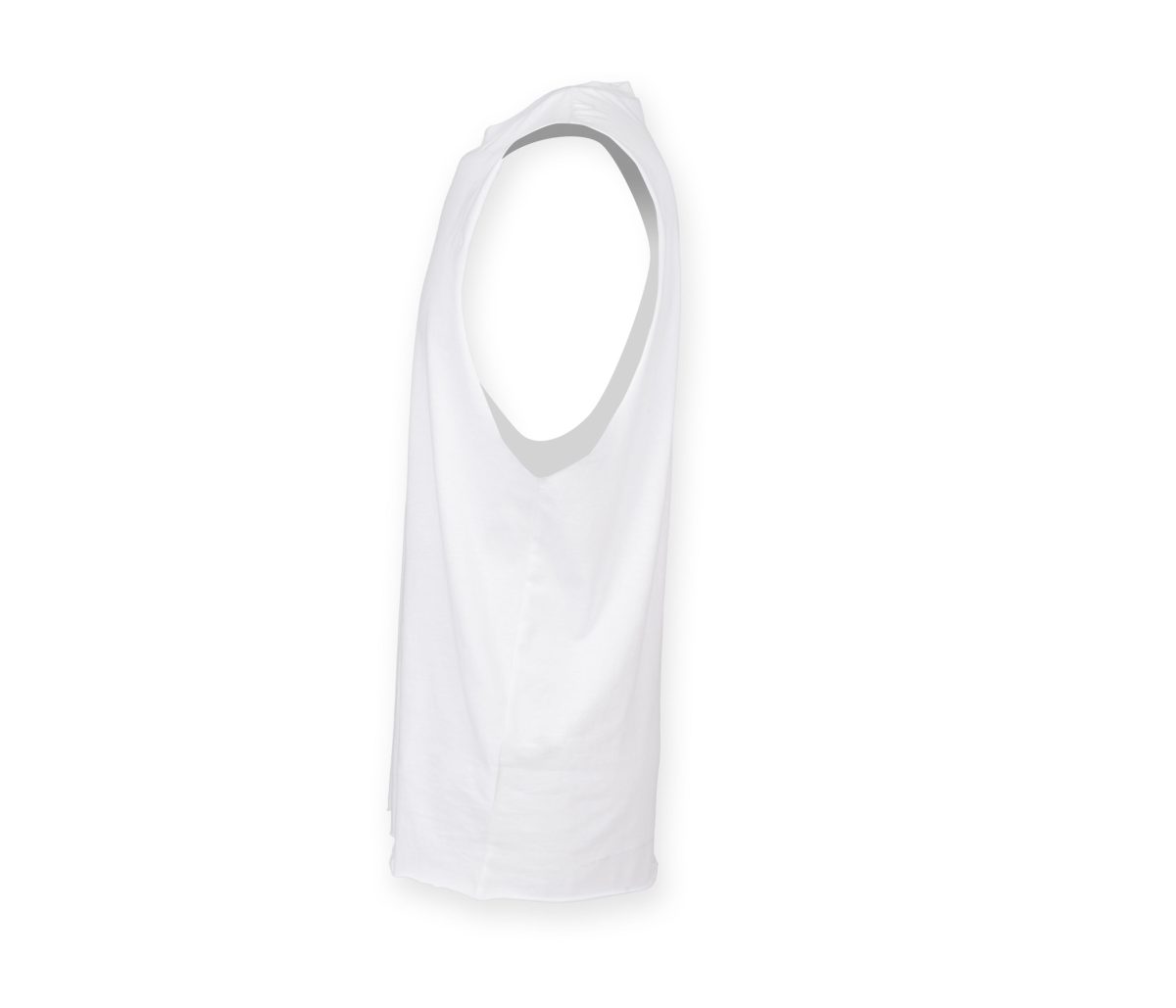 MEN’S HIGH NECK SLASH ARMHOLE VEST – Image 2