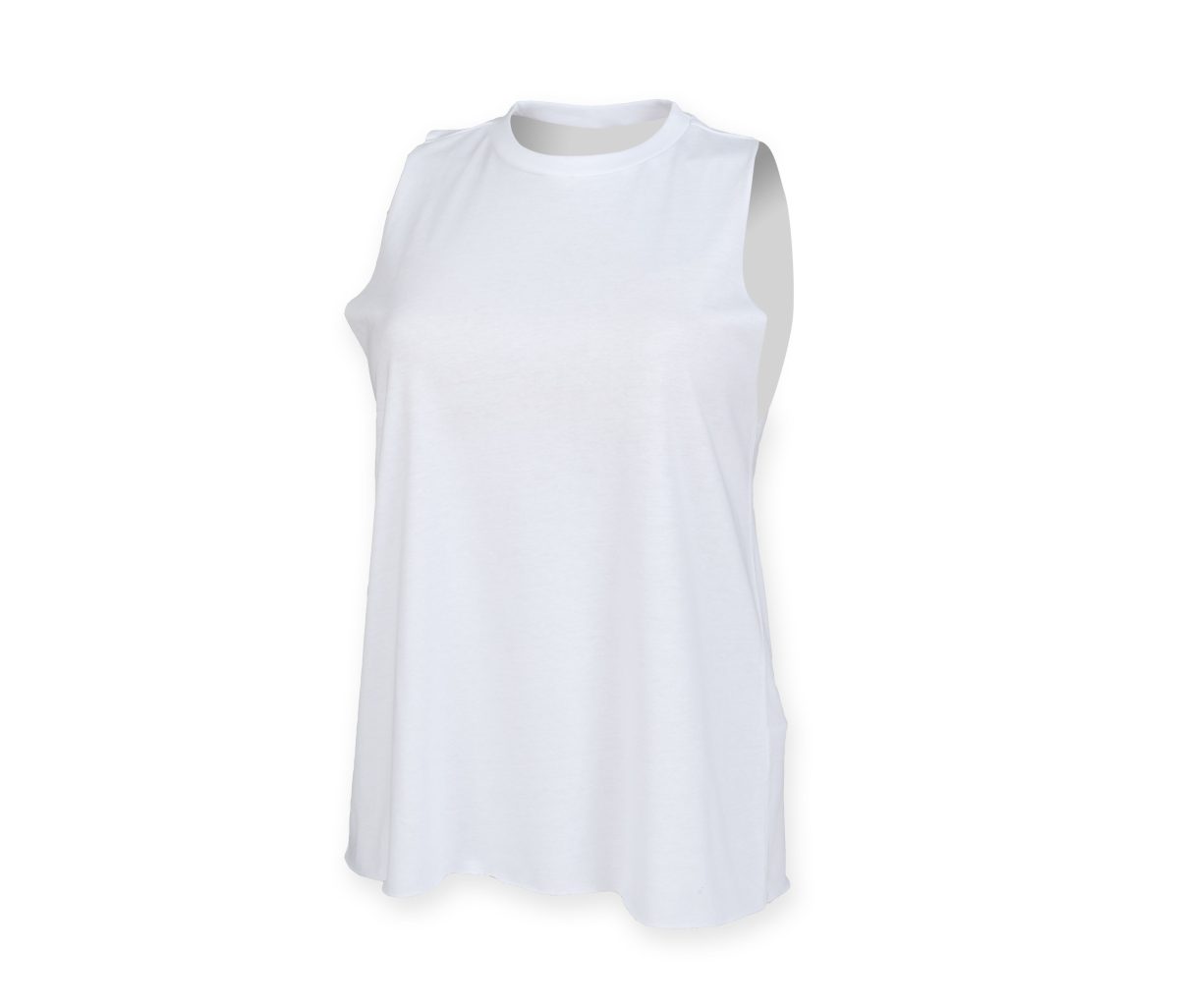 WOMEN’S HIGH NECK SLASH ARMHOLE VEST – Image 2