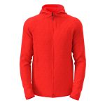 LUX HOODED KNIT FLEECE JACKET FOR MEN