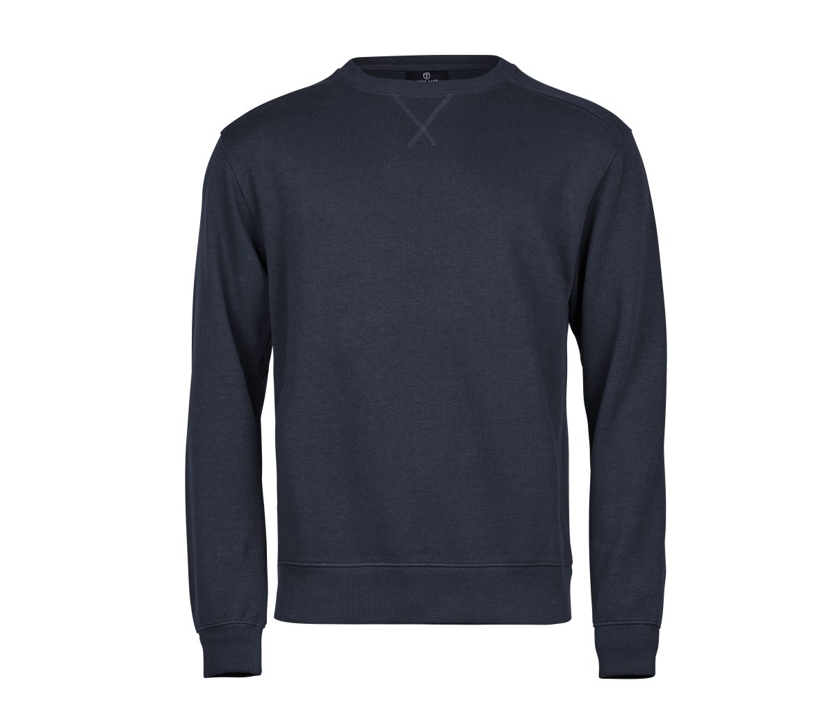 RIBBED INTERLOCK CREW NECK – Image 2