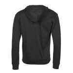 RIBBED INTERLOCK HOODED FULL ZIP