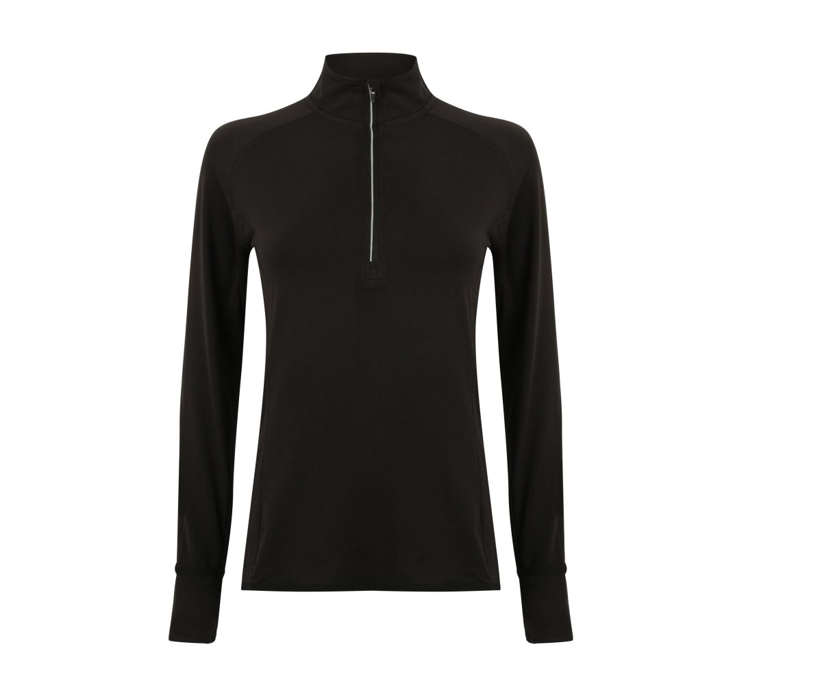 LADIES' LONG SLEEVED 1/4 ZIP TOP – Image 2