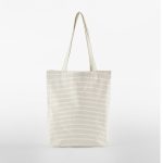 STRIPED ORGANIC COTTON TOTE