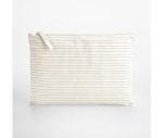 STRIPED ORGANIC COTTON ACCESSORY POUCH – Image 2
